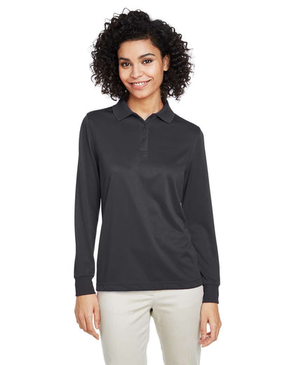 Harriton Women's Advantage Snag Protection Plus IL Long Sleeve Polo M348LW #colormdl_Dark Charcoal