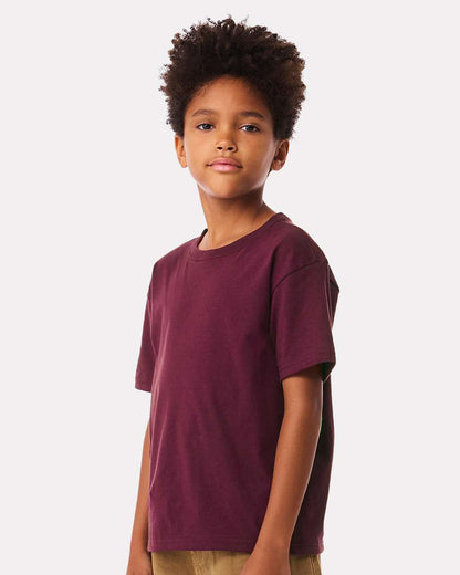 BELLA + CANVAS Youth 6oz. Heavyweight Tee 3010Y #colormdl_Maroon