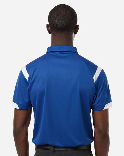 Badger Men's On the Rise Polo 3350 #colormdl_Royal/ White
