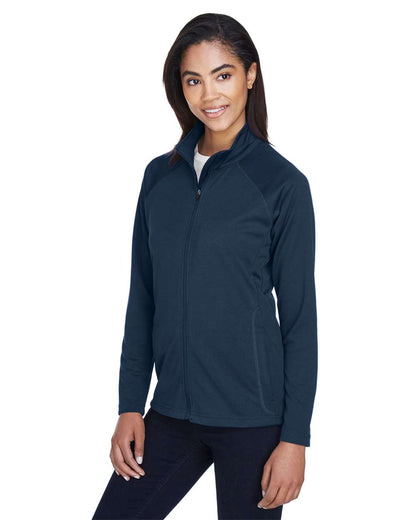 Devon & Jones Women's Stretch Tech-Shell® Compass Full-Zip Jacket DG420W #colormdl_Navy