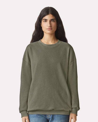 American Apparel ReFlex Fleece Crewneck Sweatshirt RF496 #colormdl_Lieutenant