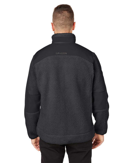 Spyder Unisex Venture Sherpa Jacket S17940 #colormdl_Black