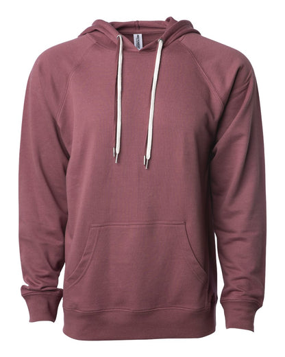 Independent Trading Co. Icon Lightweight Loopback Terry Hooded Sweatshirt SS1000 #color_Port