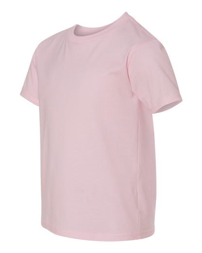 Hanes Youth Perfect-T T-Shirt 498Y #color_Pale Pink