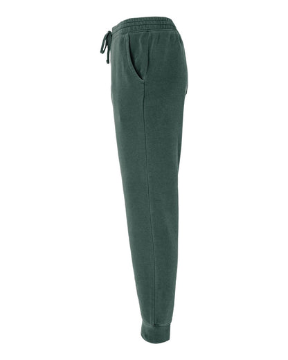 Independent Trading Co. Unisex Pigment-Dyed Fleece Sweatpants PRM50PTPD #color_Pigment Alpine Green
