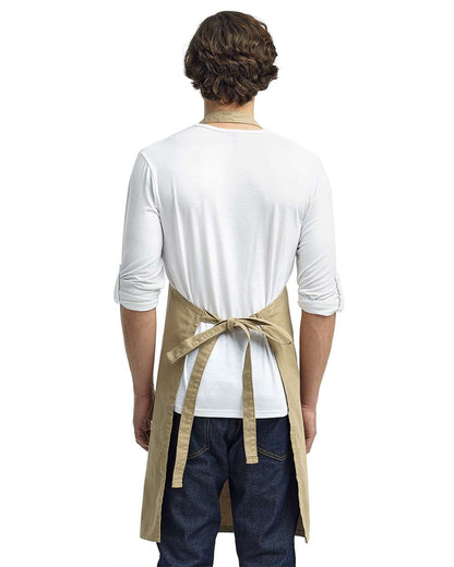 Artisan Collection by Reprime Calibre Heavy Cotton Canvas Bib Apron RP130 #colormdl_Khaki