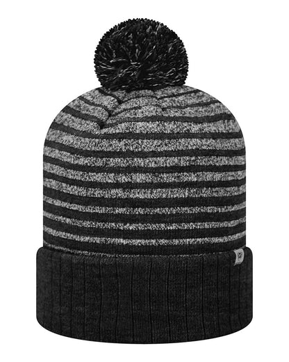 J. America Ritz Knit Beanie 5001 #color_Black