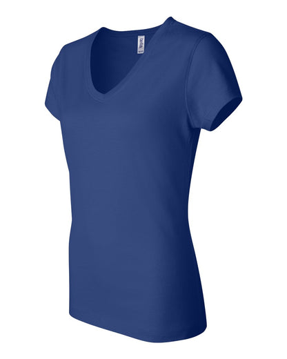 BELLA + CANVAS Women’s Jersey V-Neck Tee 6005 #color_True Royal