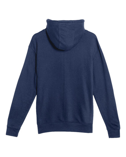 Lane Seven Unisex French Terry Pullover Hooded Sweatshirt LS13001 #color_Navy