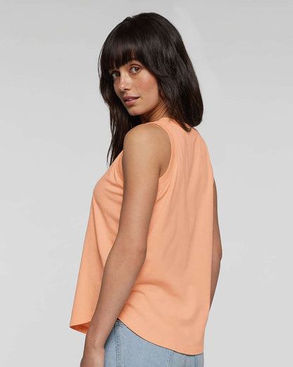 LAT Women's Relaxed Fine Jersey Tank 3592 #colormdl_Peachy