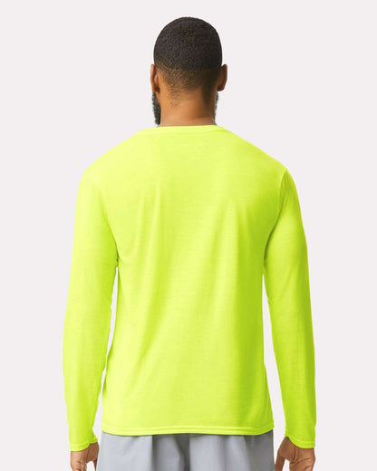 Gildan Unisex Performance® Long Sleeve T-Shirt 42400 #colormdl_Safety Green