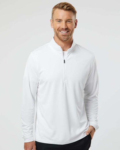 Adidas Men's Ultimate365 Lightweight Quarter-Zip Pullover A401 #colormdl_White