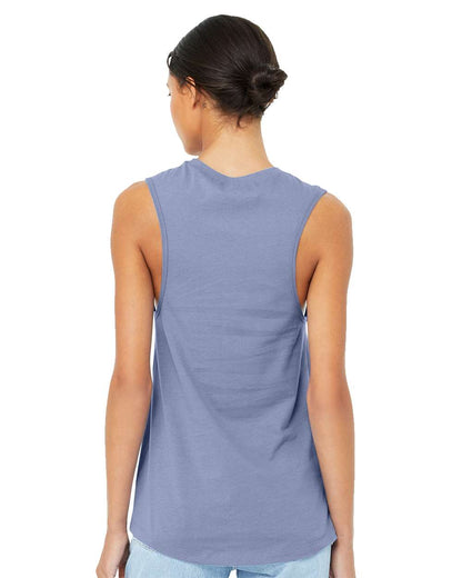 BELLA + CANVAS Women's Jersey Muscle Tank 6003 #colormdl_Lavender Blue