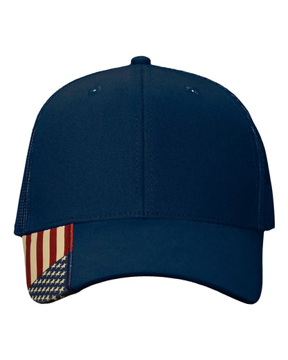Kati USA Flag Mesh Cap AM350M #color_Navy/ USA Mesh