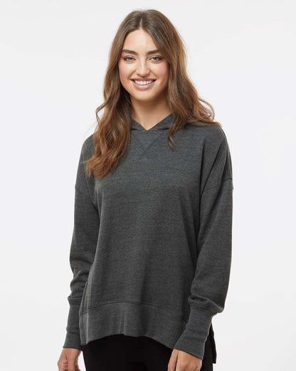 MV Sport Women's French Terry Hooded Sweatshirt W23720 #colormdl_Charcoal