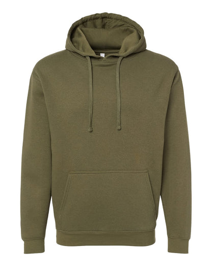 LAT Unisex Elevated Fleece Hoodie Sweatshirt 6926 #color_Military Green