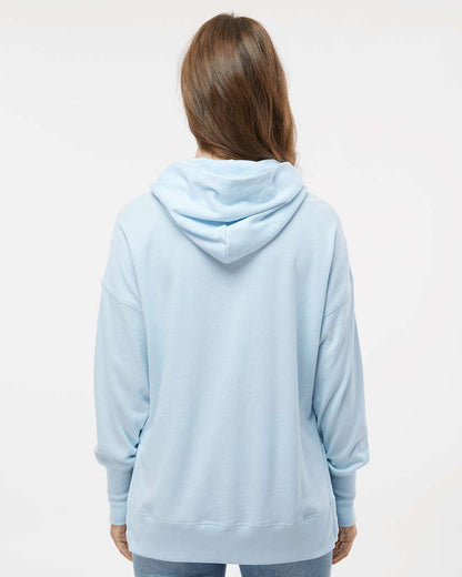 MV Sport Women's French Terry Hooded Sweatshirt W23720 #colormdl_Arctic Blue