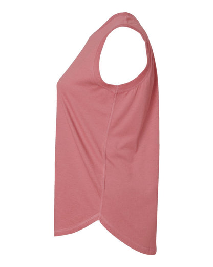 LAT Women's Curvy Relaxed Fine Jersey Tank 3892 #color_Mauvelous