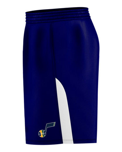 Alleson Athletic Youth NBA Logo'd Game Shorts A205LY #color_Utah Jazz