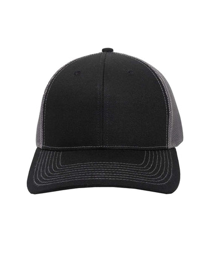 Outdoor Cap Trucker Cap ODC771 #color_Black/ Charcoal