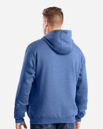 Berne Apparel Men's Heritage Zip Pocket Hooded Sweatshirt SP418 #colormdl_Dusted Navy