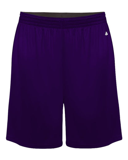 Badger Ultimate SoftLock™ 8" Shorts 4002 #color_Purple