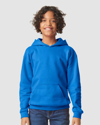 Gildan Softstyle® Youth Midweight Hooded Sweatshirt SF500B #colormdl_Royal