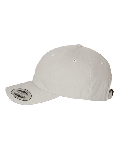 YP Classics Peached Cotton Twill Dad Hat 6245PT #color_Light Grey