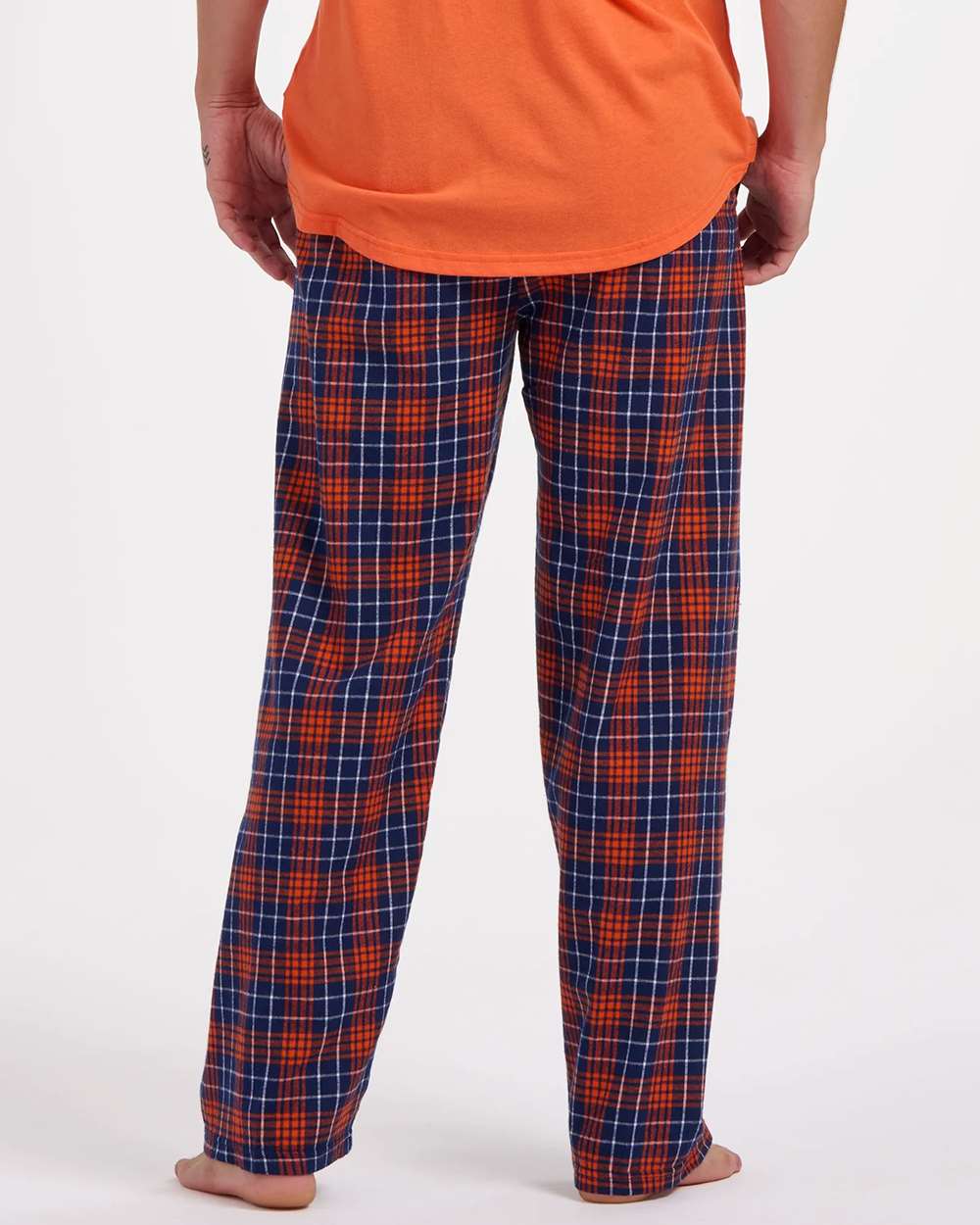 #colormdl_Navy/ Orange Plaid