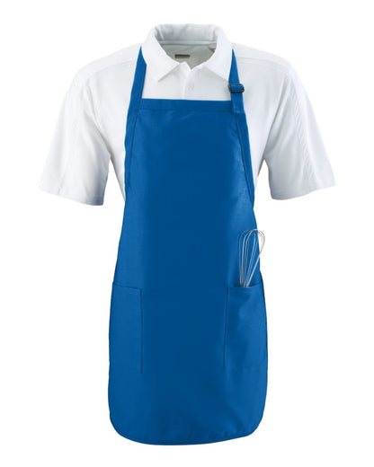 Augusta Sportswear Full Length Apron with Pockets 4350 #color_Royal