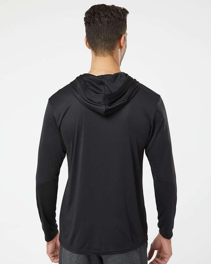 Paragon Unisex Bahama Performance Hooded Long Sleeve T-Shirt 220 #colormdl_Black