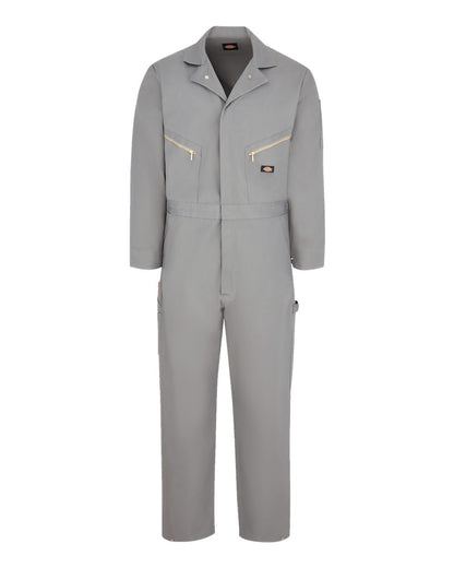 Dickies Deluxe Long Sleeve Cotton Coverall - Tall Sizes 4877T #color_Grey