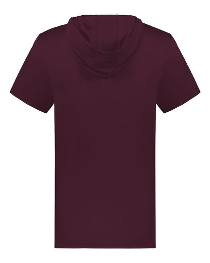 Holloway Men's Hooded T-Shirt Powered by Coolcore 222142 #color_HMaroon
