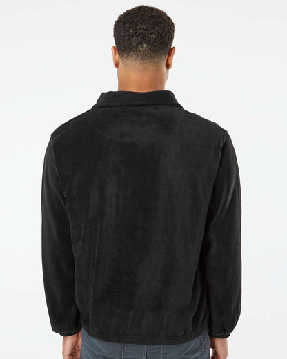 Burnside Polar Fleece Quarter-Zip Pullover 3052 #colormdl_Black