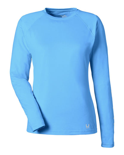 HUK Women's LoPro Pursuit T-Shirt H612L04 #color_Marolina Blue