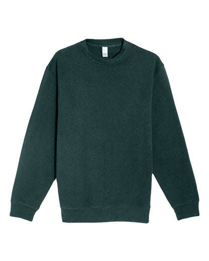 Lane Seven Unisex Premium Crewneck Sweatshirt LS14004 #color_Sport Green