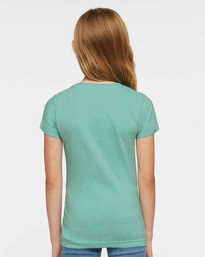 LAT Girls' Fine Jersey Tee 2616 #colormdl_Saltwater