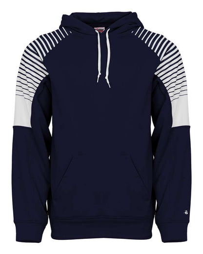 Badger Lineup Hooded Pullover 1405 #color_Navy