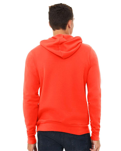 BELLA + CANVAS Sponge Fleece Hoodie 3719 #colormdl_Poppy