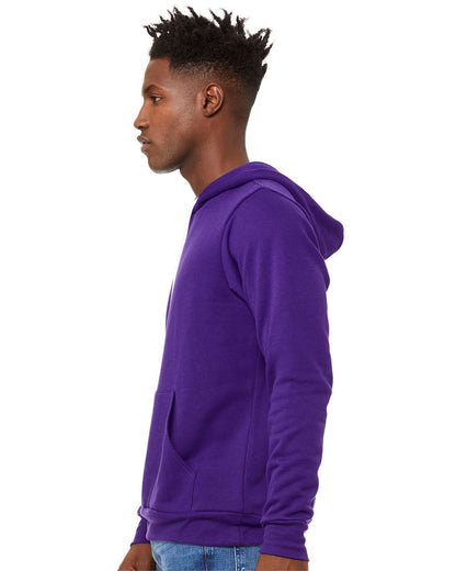 BELLA + CANVAS Sponge Fleece Hoodie 3719 #colormdl_Team Purple