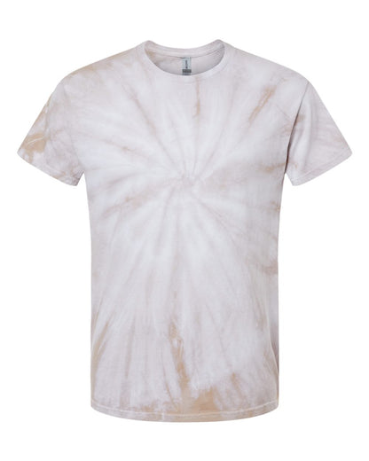 Dyenomite Cyclone Pinwheel Tie-Dyed T-Shirt 200CY #color_Sand