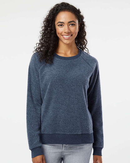 Boxercraft Women's Fleece Out Pullover K01 #colormdl_Navy