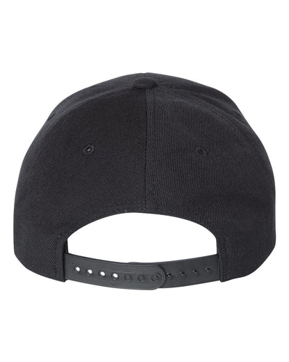 YP Classics Premium Curved Bill Snapback Cap 6789M #color_Black