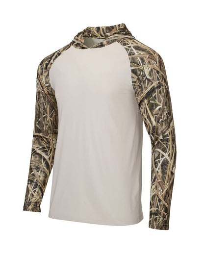 Paragon Men's Biloxi Performance Colorblocked Hooded Sweatshirt 241 #color_Shadow Grass