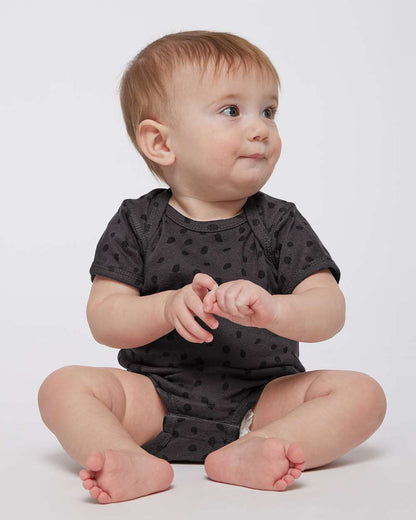 Rabbit Skins Infant Fine Jersey Bodysuit 4424 #colormdl_Slate Spot