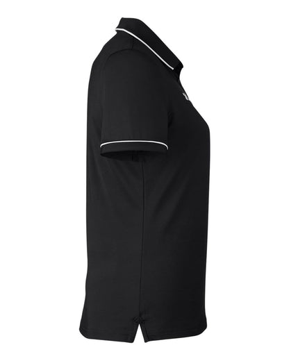 Under Armour Women's Tipped Teams Performance Polo 1376905 #color_Black/ White