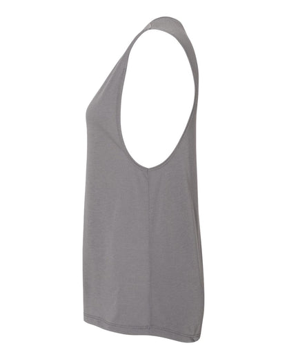 BELLA + CANVAS Women's Flowy Scoop Muscle Tank 8803 #color_Storm