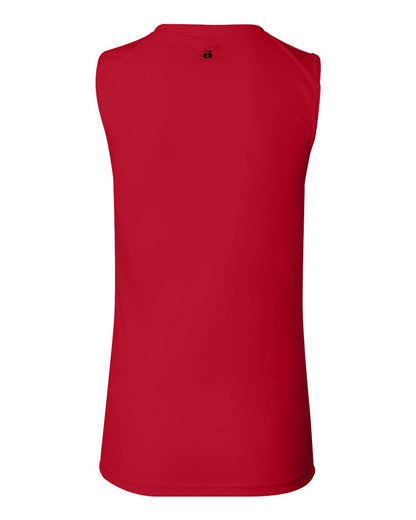 Badger Women's B-Core Sleeveless T-Shirt 4163 #color_Red