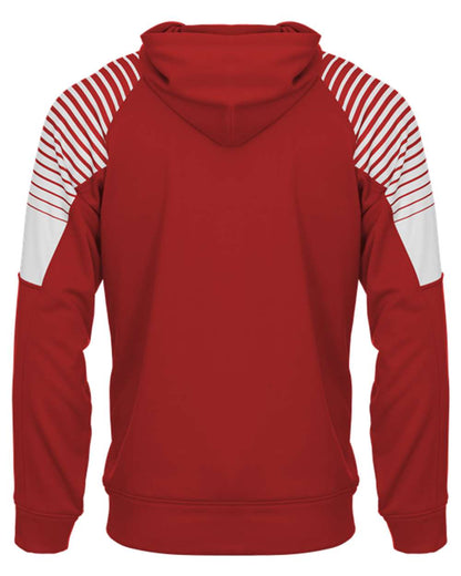 Badger Lineup Hooded Pullover 1405 #color_Red