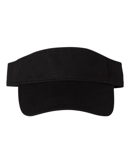 Valucap Bio-Washed Visor VC500 #color_Black